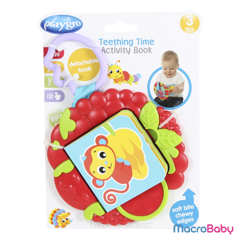 Libro Mordillo Didáctico Teething Time Activity Book Playgro