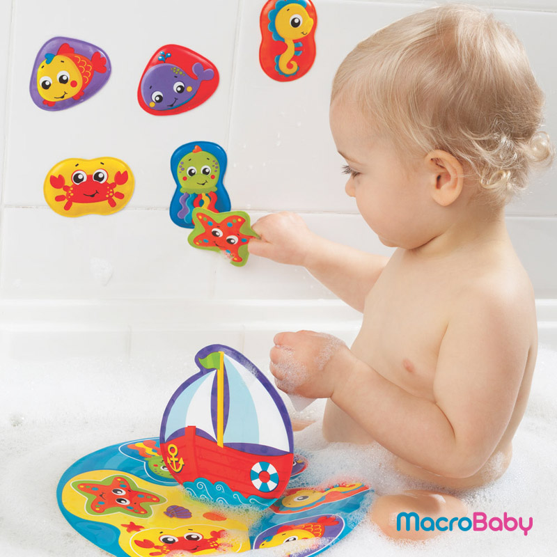 Floaty boat bath puzzle Playgro - MacroBaby
