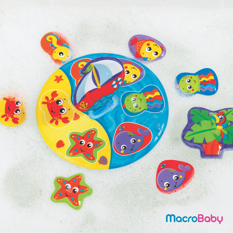 Floaty boat bath puzzle Playgro - MacroBaby