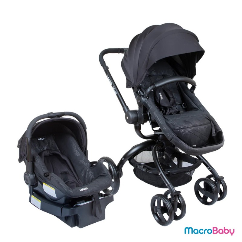 Cochecito con asiento gira 360º I-Giro Infanti negro