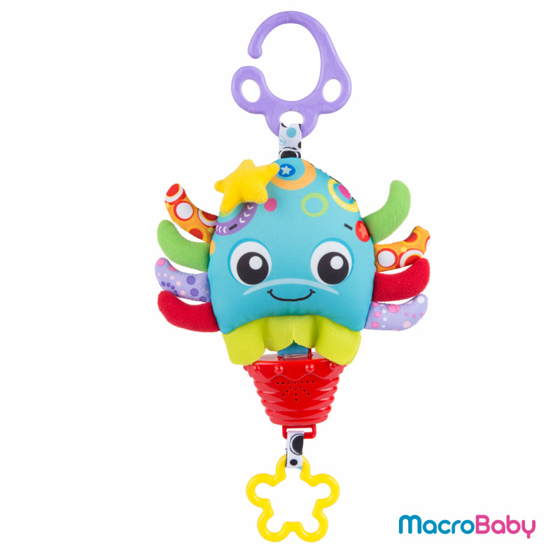 Musical Pullstring Octopus Playgro - MacroBaby