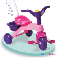 Triciclo infantil niña barral de empuje Rondi Primer Triciclo