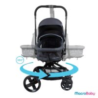 Cochecito con asiento gira 360º I-Giro Infanti negro