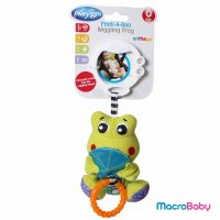 Peek- A- Boo Wiggling Frog Playgro - MacroBaby