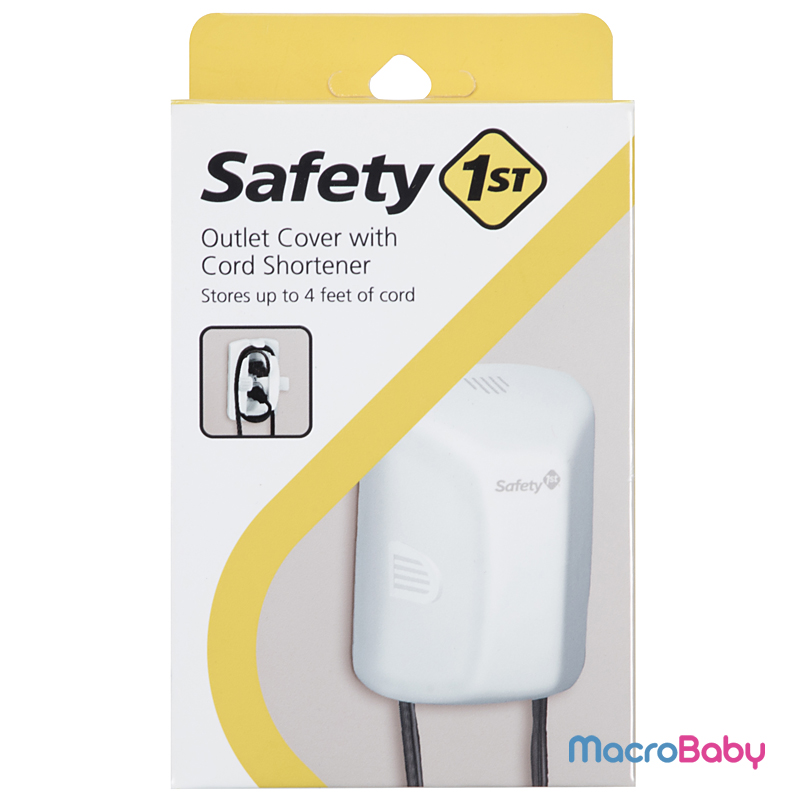 Protector de Enchufes Outlet Cover Cord Shortener Safety 1st