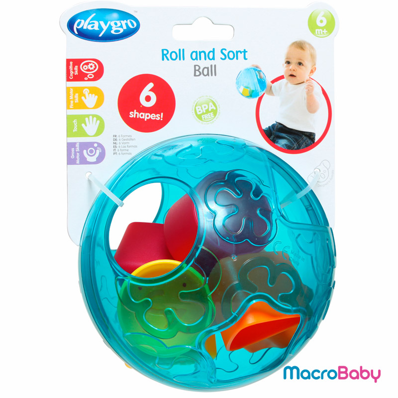 Roll and sort ball (Blue) Playgro - MacroBaby