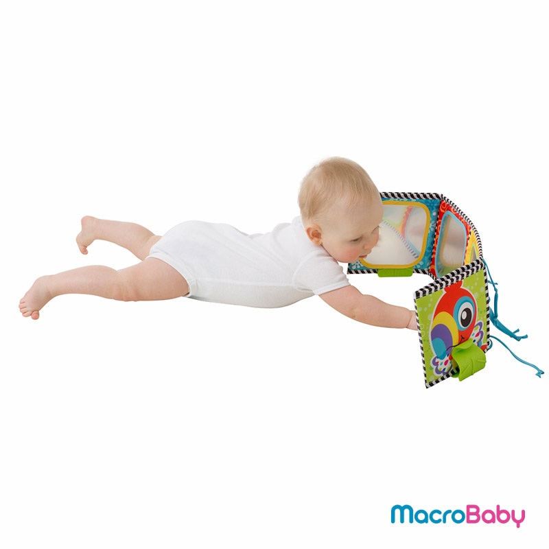 Convertible Tummy Time Mirror and Book Playgro - MacroBaby