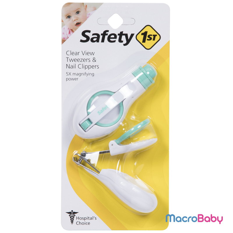 Cortauñas y Pinza Clearview Tweez/Nail Clipper Safety 1st