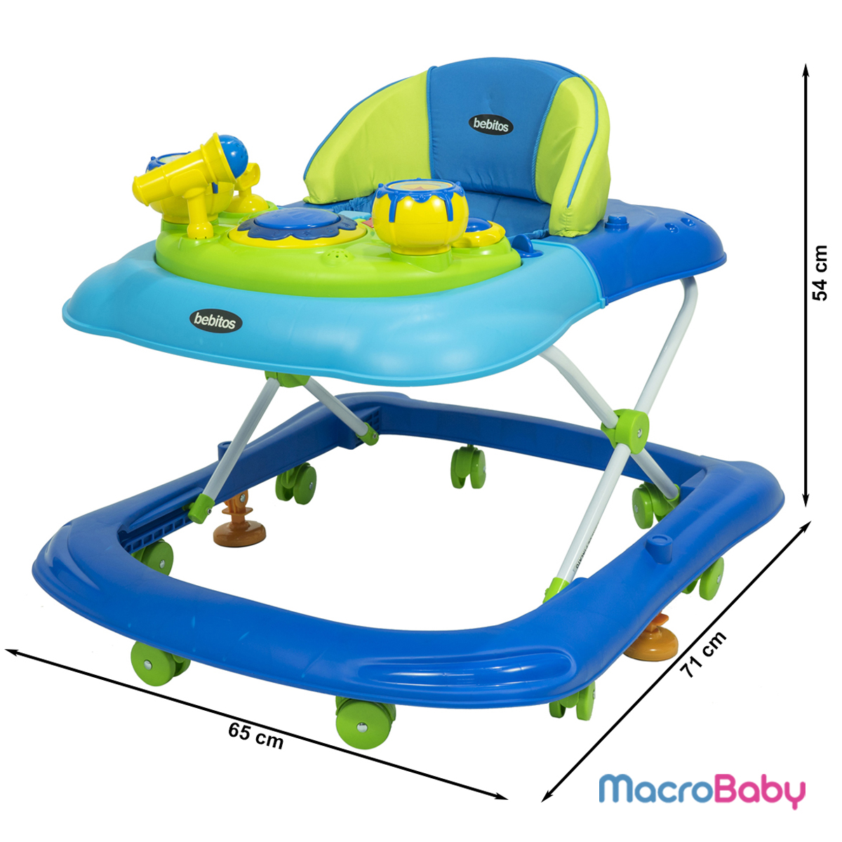 Andador caminador bebe musical - Envío Gratis - MacroBaby