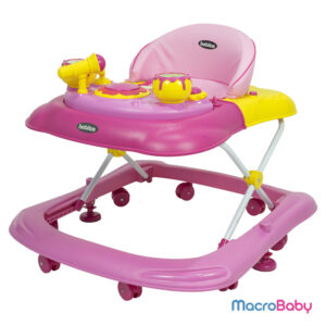 Andador bebe caminador musical luces y sonido Xg6998 rosa