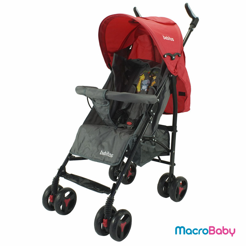 Cochecito paragüitas ADAGIO manijas giratorias rojo Bebitos - MacroBaby