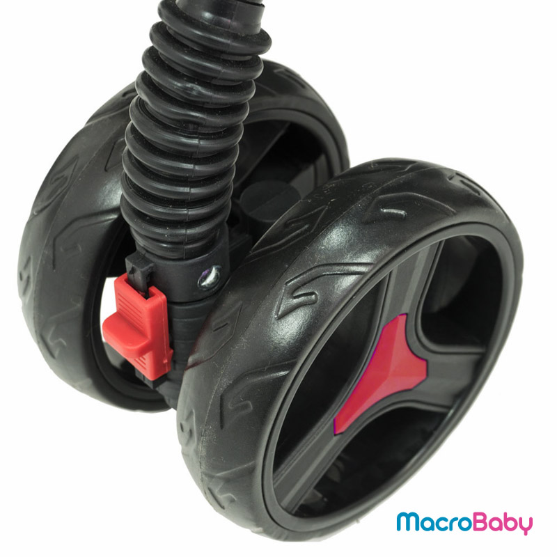Cochecito paragüitas ADAGIO manijas giratorias rojo Bebitos - MacroBaby