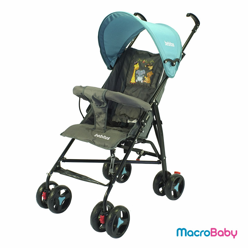 Cochecito paragüitas ultraliviano STREET turquesa Bebitos - Macrobaby