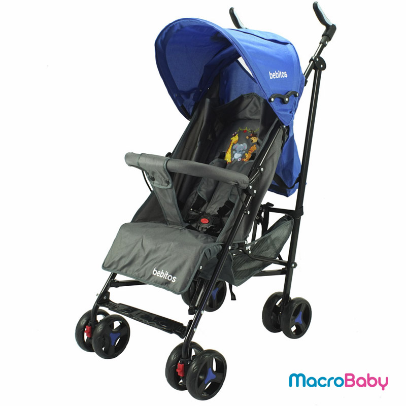 Cochecito paragüitas de lujo RELAX azul Bebitos - MacroBaby