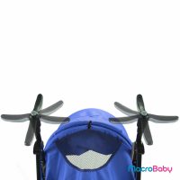 Cochecito paragüitas de lujo RELAX azul Bebitos - MacroBaby