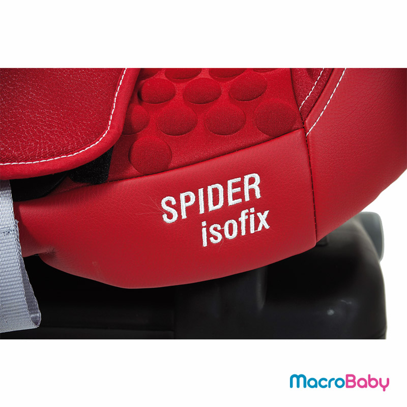 Butaca de seguridad con sistema Isofix Spider De 9 a 25 kg. roja GTS - MacroBaby