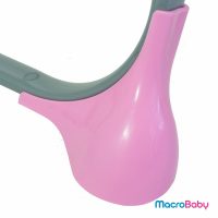 Silla para comer Confort rosa con lechuzas Bebitos - MacroBaby