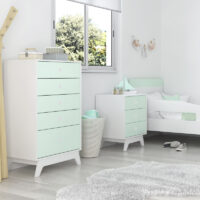 Chifonier infantil serie Fragancia gris La Valenziana