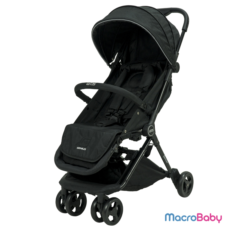 Cochecito para bebe ultraliviano capota reubicable GENIUS negro GTS