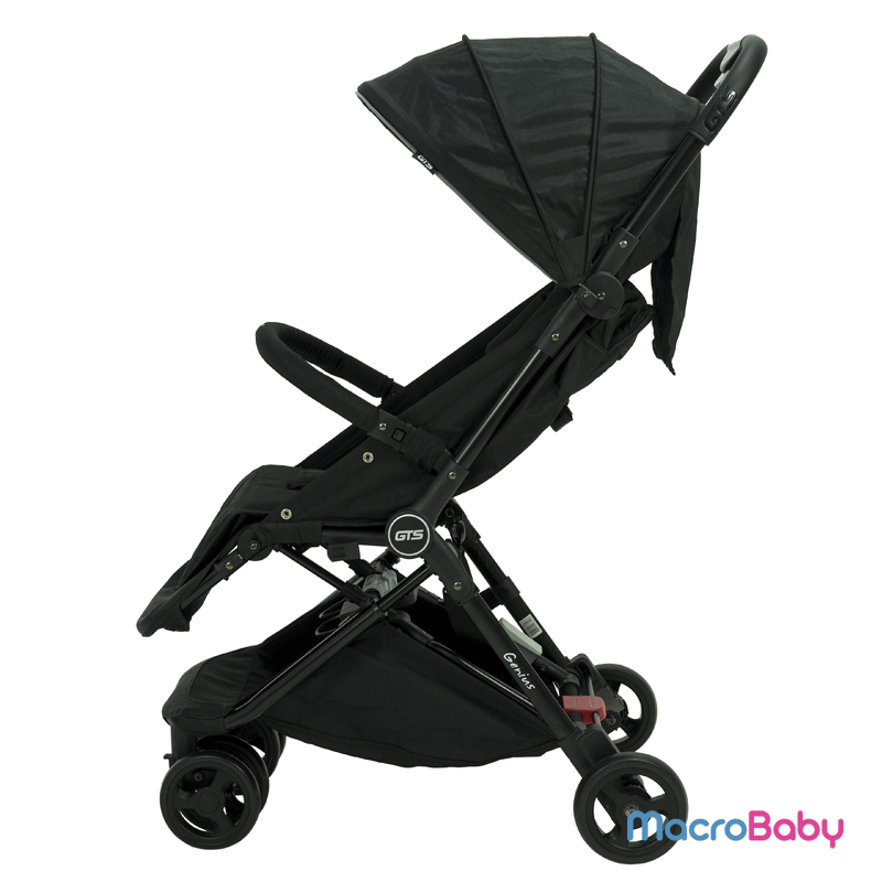 Cochecito con capota reubicable GENIUS negro GTS