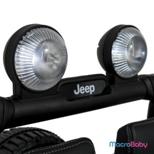 Auto a batería Bebitos JEEP RUBICON Negro