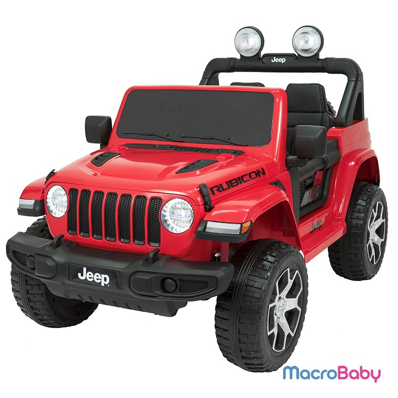 Auto a batería Bebitos JEEP RUBICON Rojo