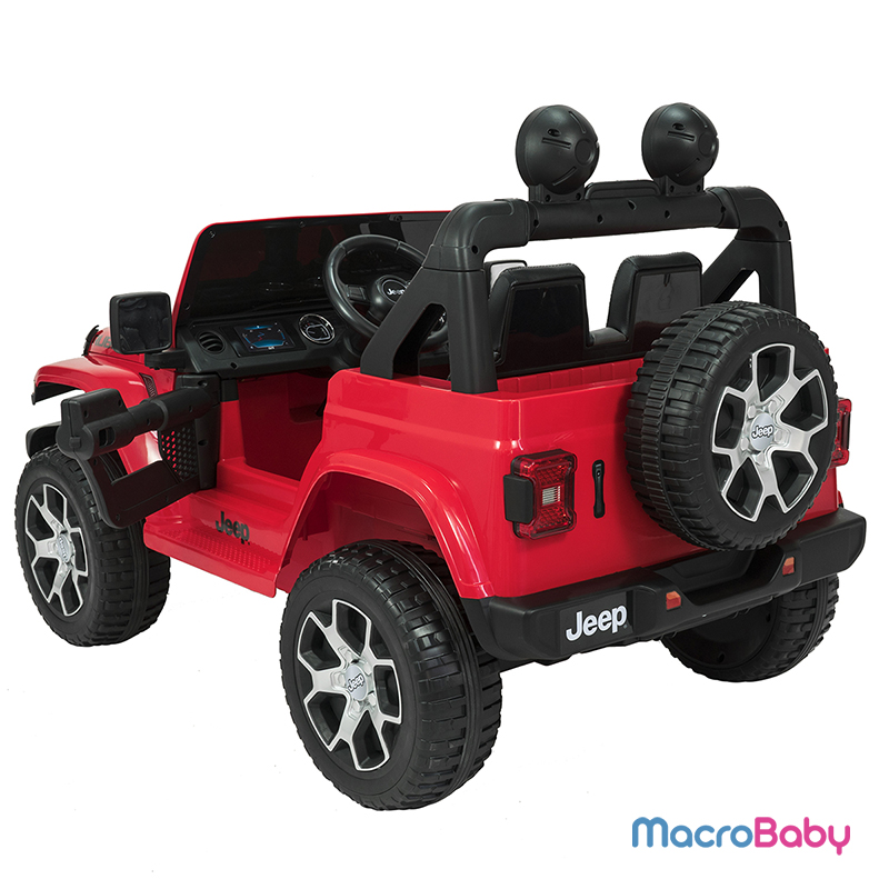 Auto a batería Bebitos JEEP RUBICON Rojo