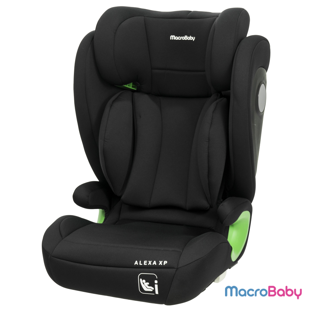 Butaca booster isofix niños ALEXA XP Negra