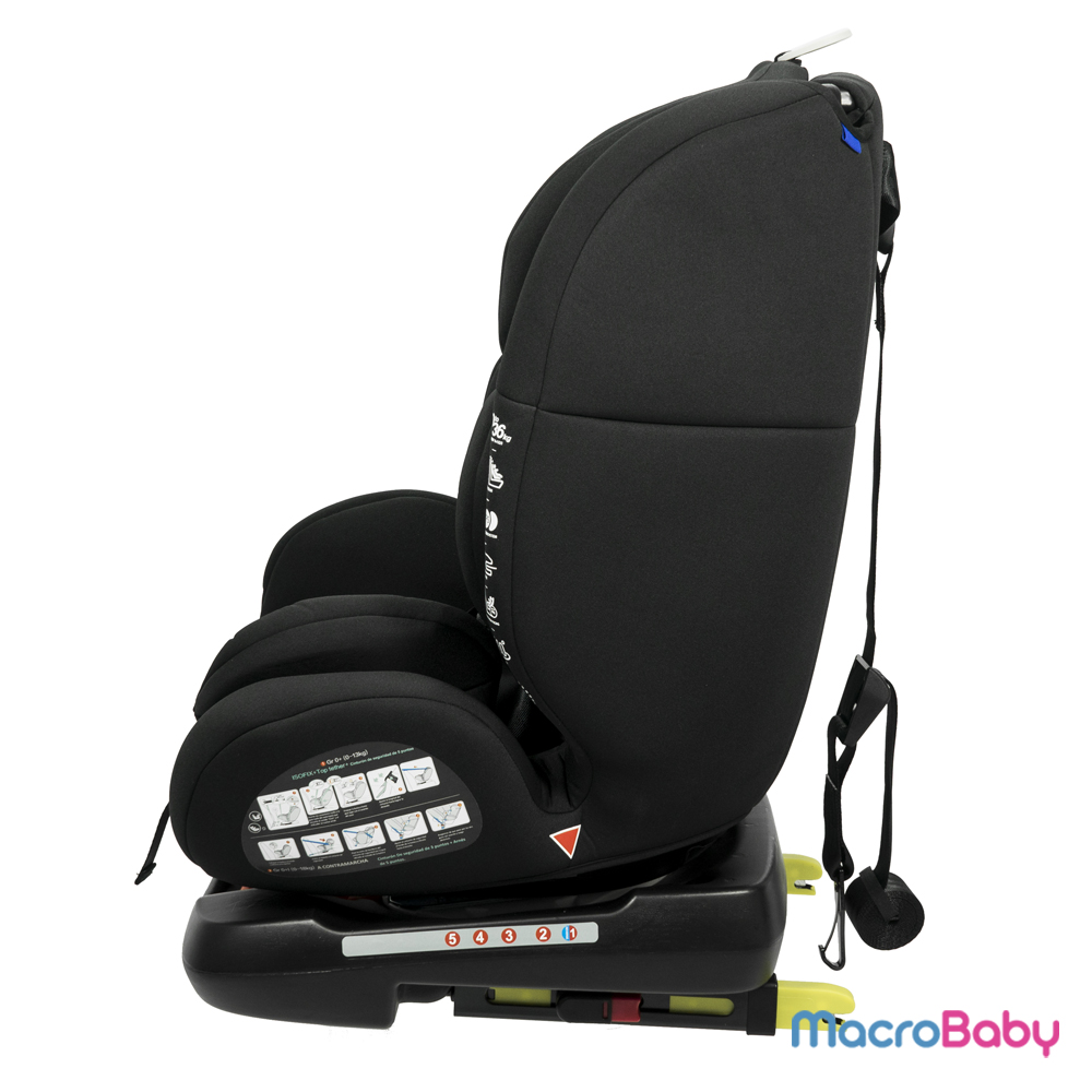 Butaca Isofix gira 360º Macrobaby Cyro Max Negra