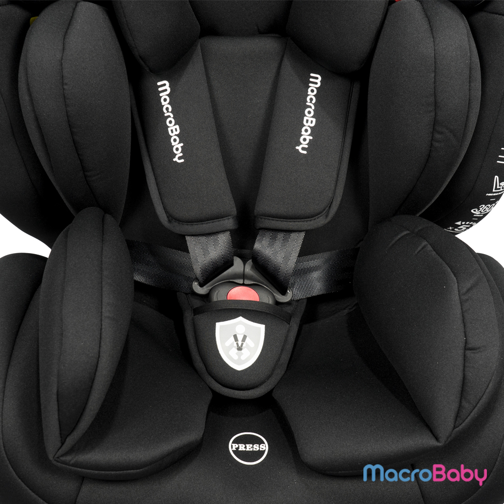 Butaca Isofix gira 360º Macrobaby Cyro Max Negra