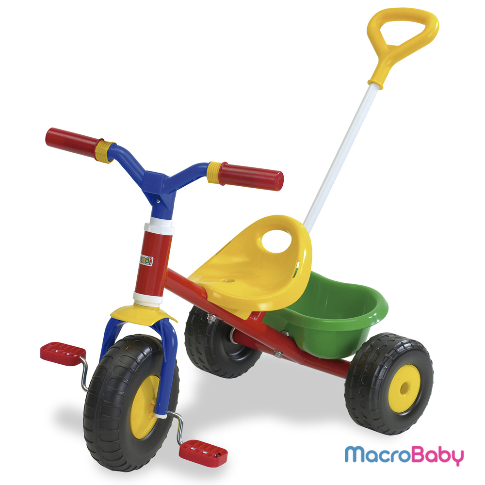 Triciclo infantil con barral de empuje Rondi LITTLE TRIKE Rojo