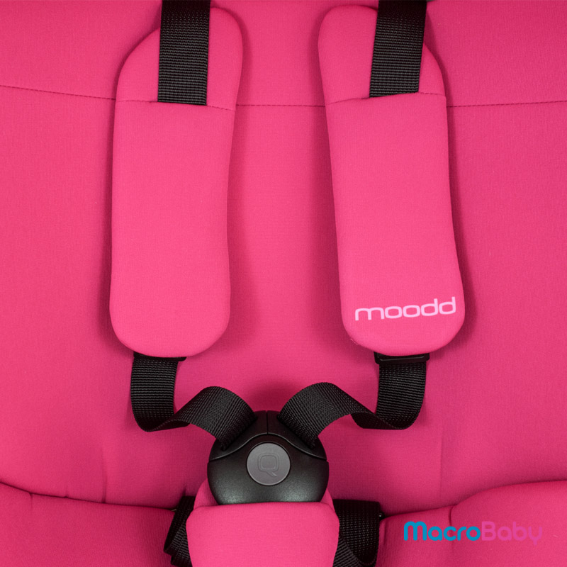 Combo Cochecito bebe Quinny Moodd Pink Passion + Huevito Y Base para el auto