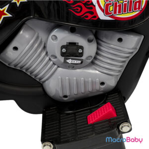 Moto a batería Bebitos TIPO CHOPPER 3 RUEDAS Negro