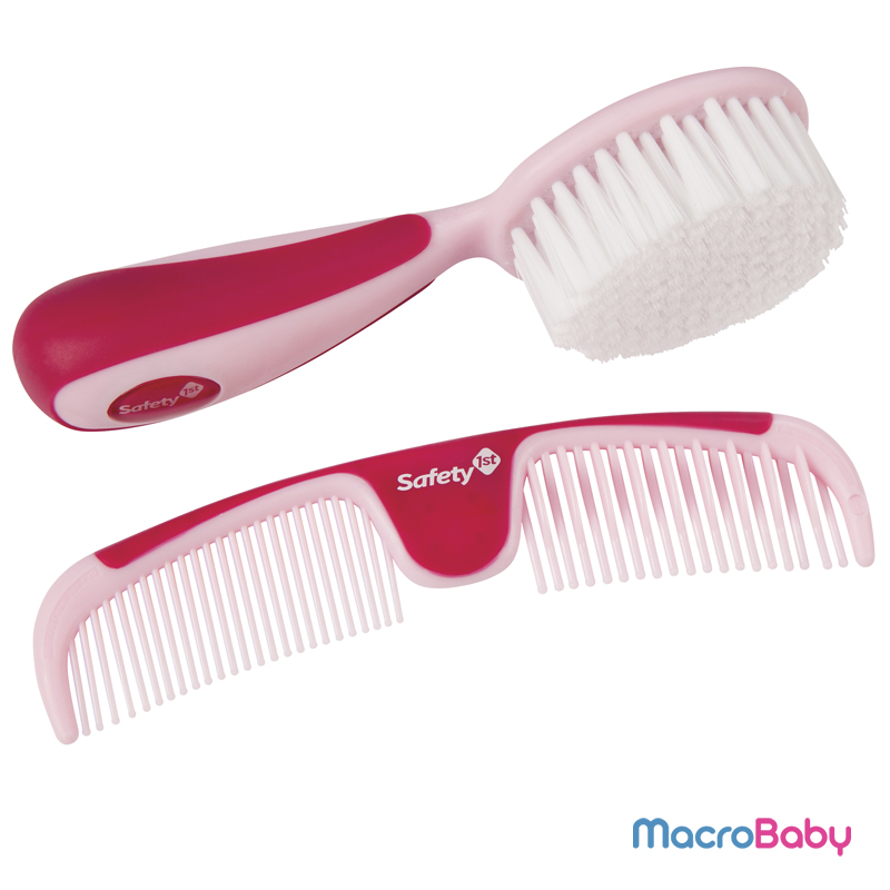 Cepillo y Peine Rosa Easy Grip Brush and Comb Safety 1st
