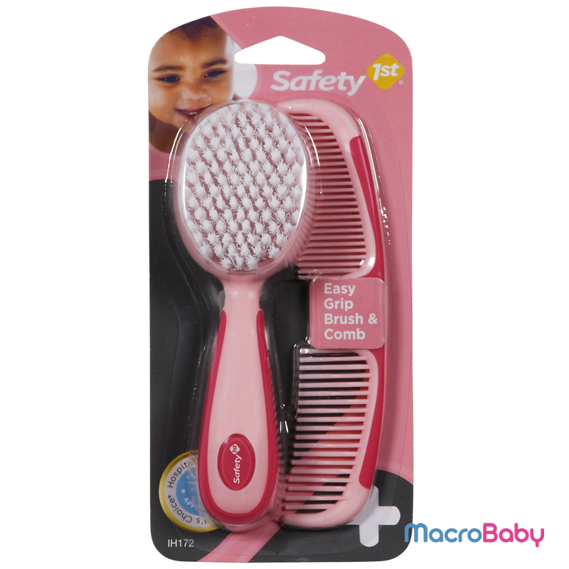 Cepillo y Peine Rosa Easy Grip Brush and Comb Safety 1st