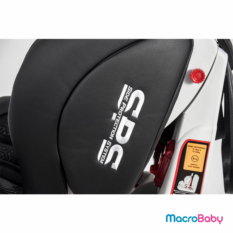 Butaca de seguridad con sistema Isofix Spider De 9 a 25 kg. negra GTS - MacroBaby