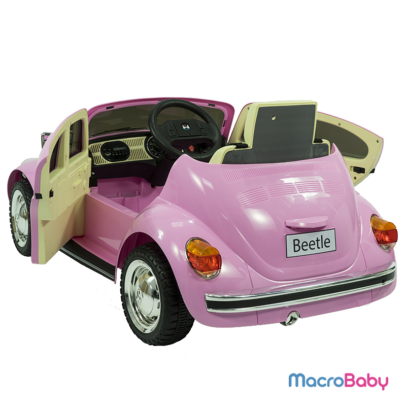 Auto a batería Bebitos VOLKSWAGEN BEETLE Rosa