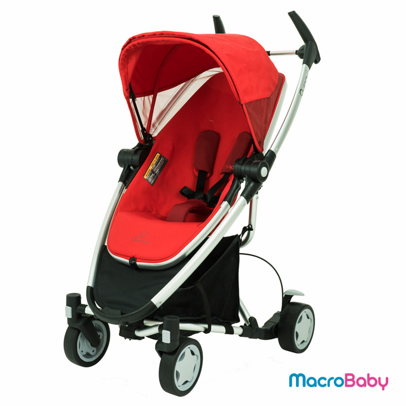 Cochecito de paseo bebe 4 ruedas Zapp Xtra 2 rojo Quinny