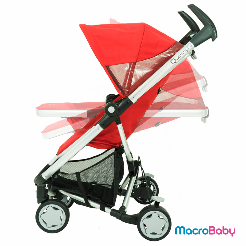 Cochecito ZAPP XTRA 2 / 4 RUEDAS rojo Quinny - MacroBaby