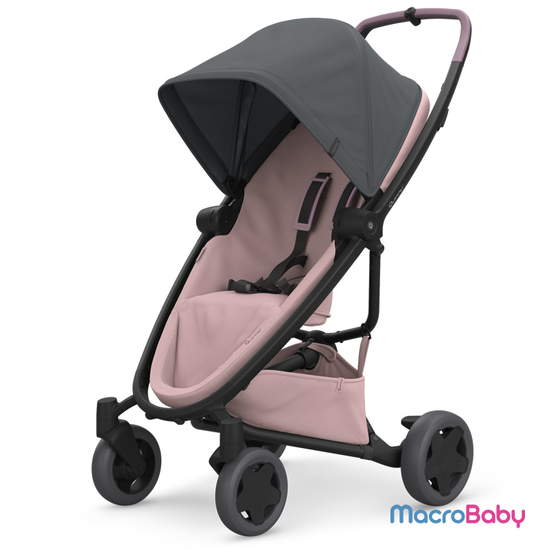 Coche bebe plegado compacto Quinny Zapp Flex Plus Graphite on Blush